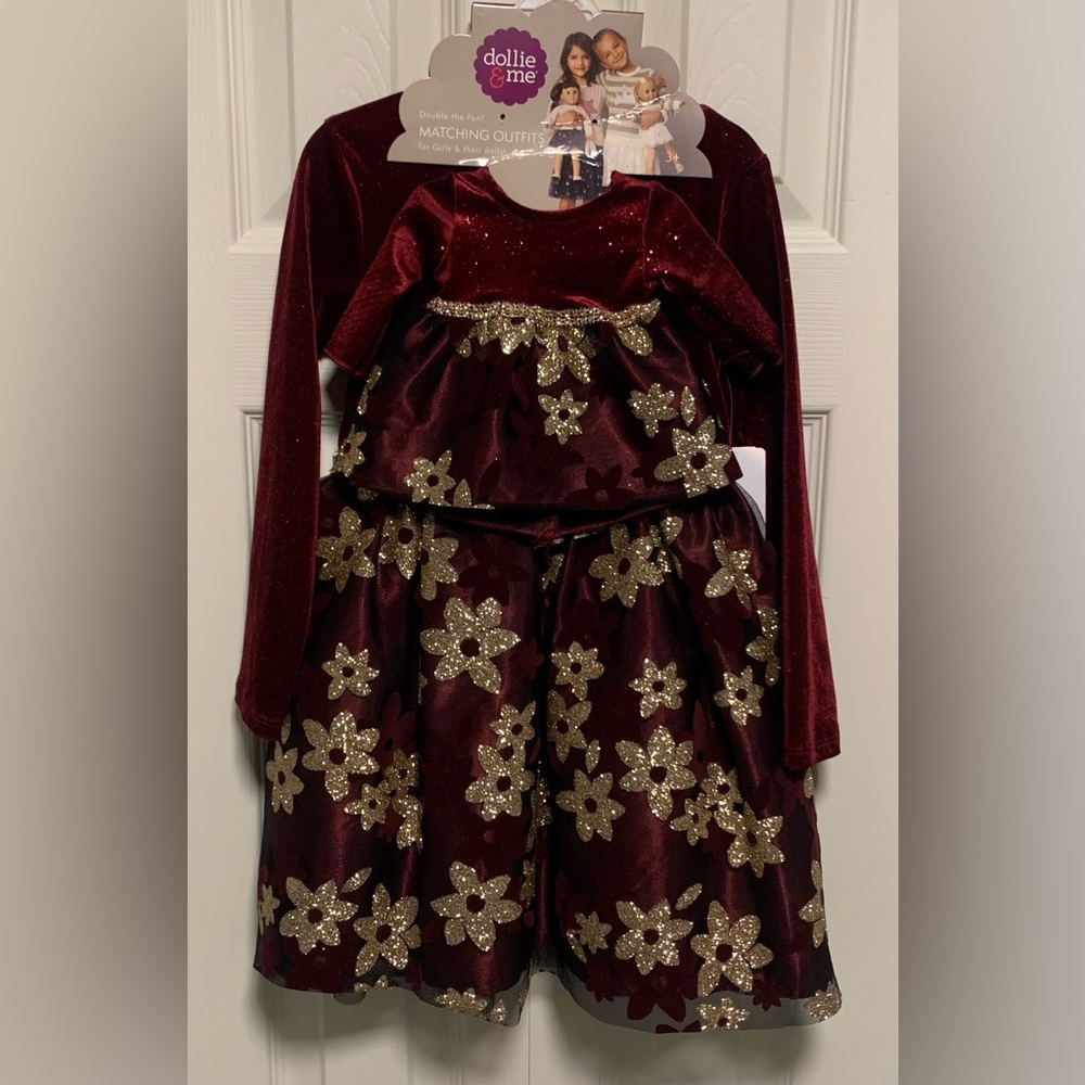 Dollie & Me Matching Holiday Dresses